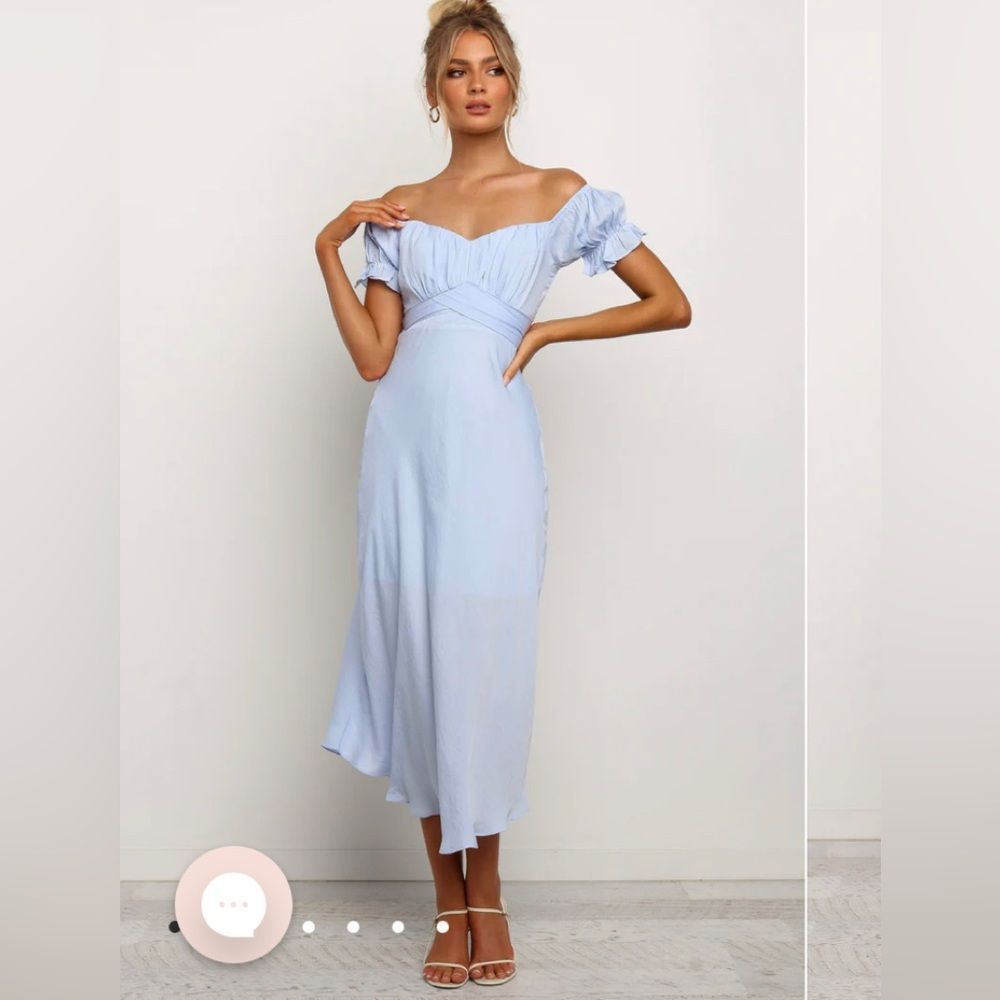 ORALIE DRESS - LIGHT BLUE